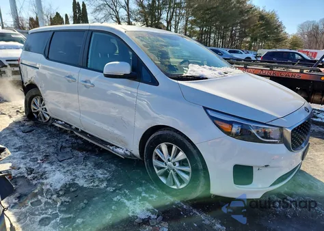 2018 Kia Sedona Lx z USA, uszkodzony, nr VIN KNDMB5C18J6381981